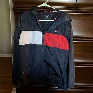 Tommy Hilfiger Black, Red, and White Jacket